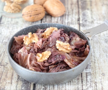 Radicchio na frigideira