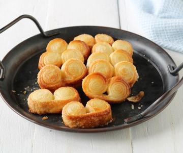 Leques de massa folhada