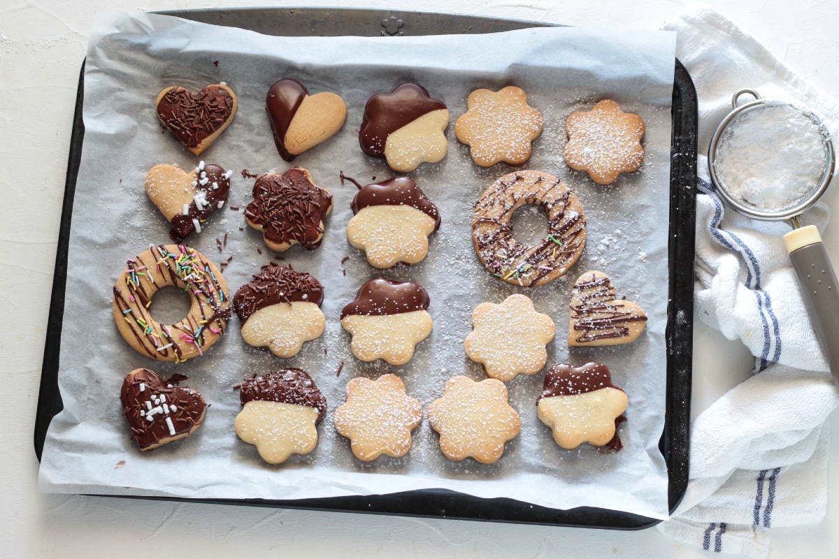Biscoitos de massa podre