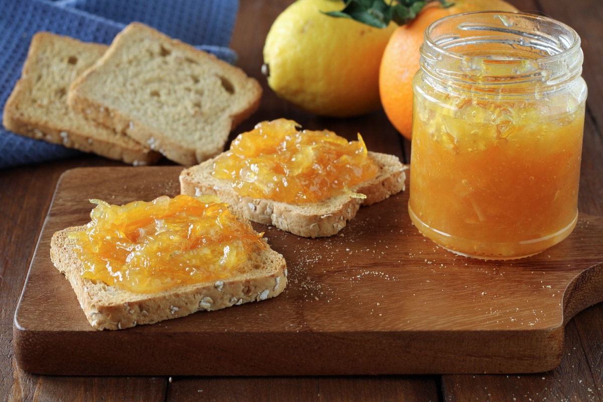 Geleia de laranja e limão