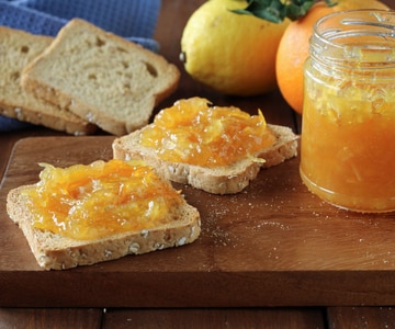 Geleia de laranja e limão