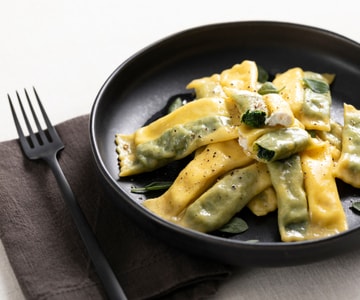 Ravioli de duplo recheio