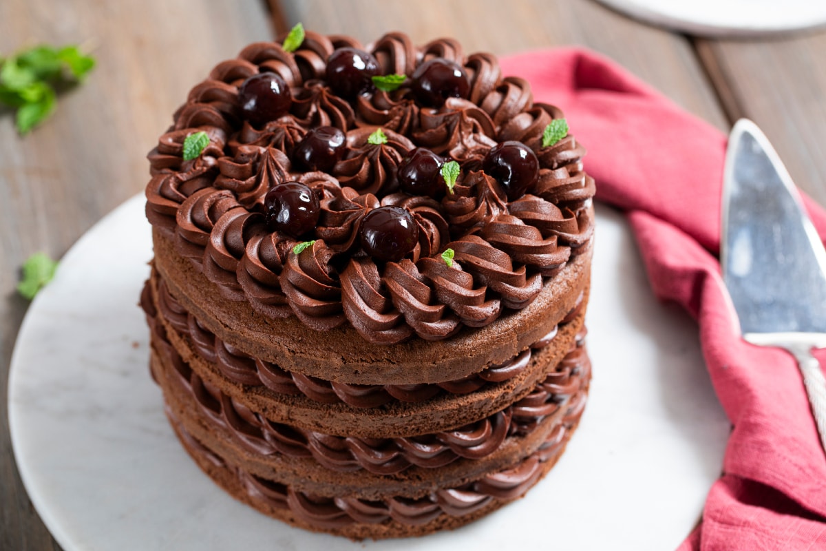 Bolo de chocolate e amarena com Bimby®