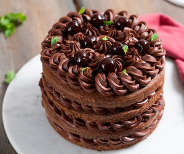 Bolo de chocolate e amarena com Bimby®