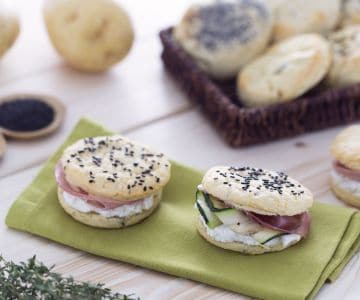 Scones salgados de batata