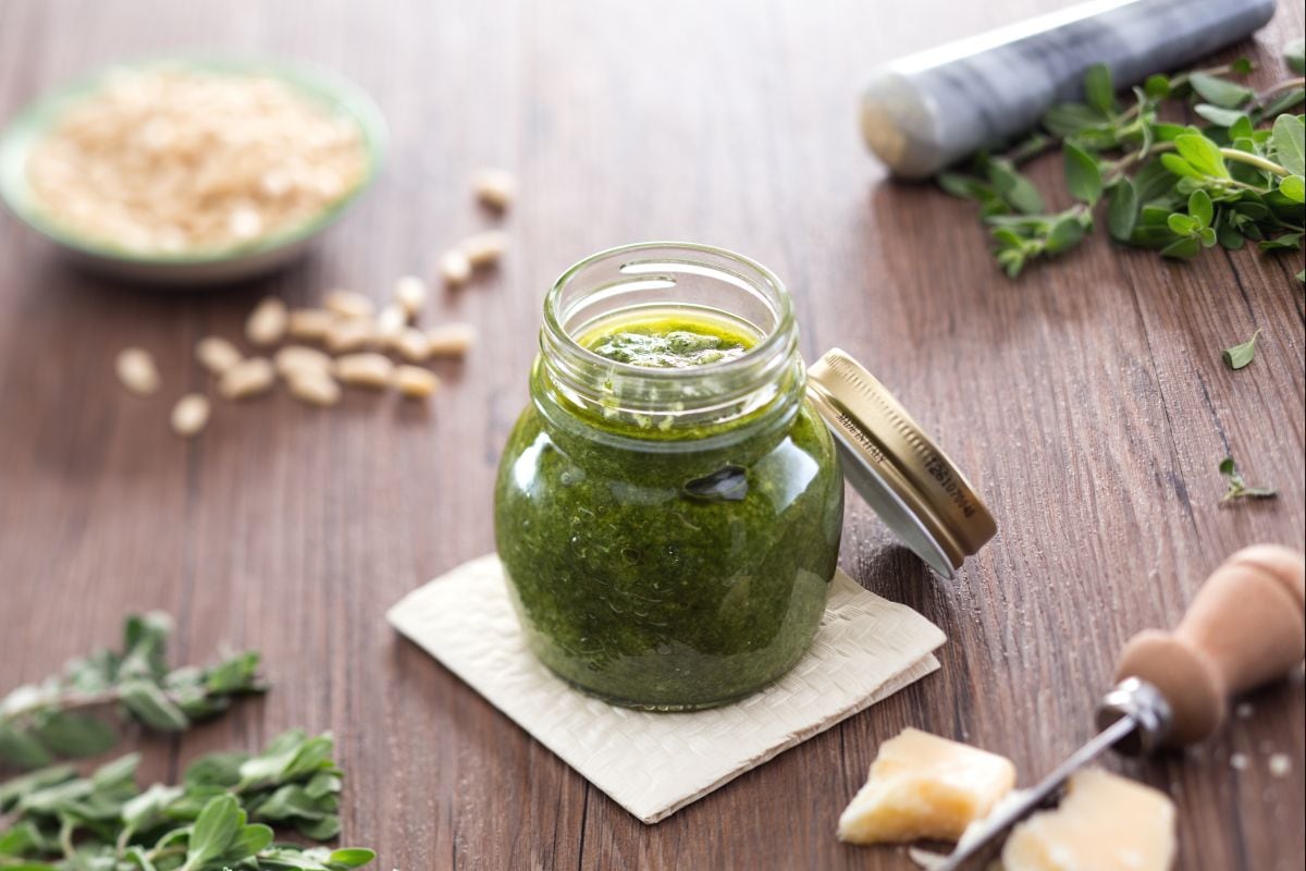 Pesto de manjerona
