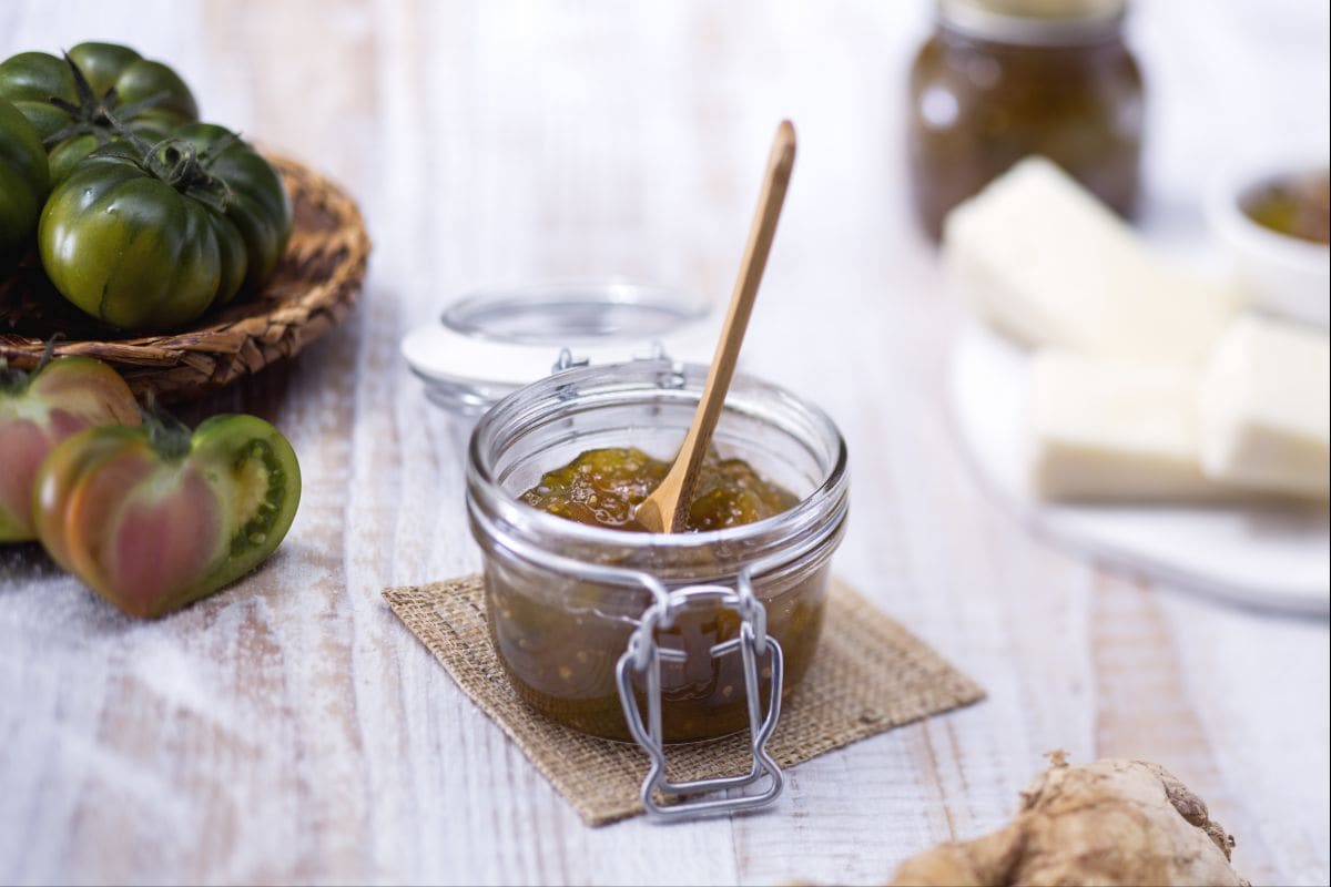 Geleia de tomates verdes