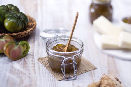 Geleia de tomates verdes