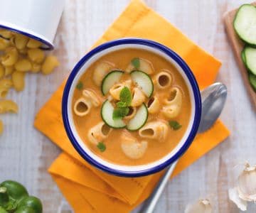 Pasta fredda al gazpacho