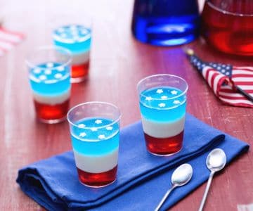 Jelly shot a stelle e strisce