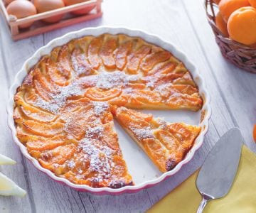 Clafoutis de damascos