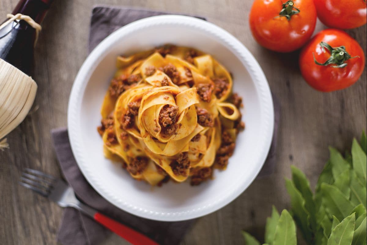 Pappardelle com lebre