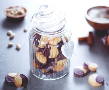 Diamanti de cacau e amêndoas