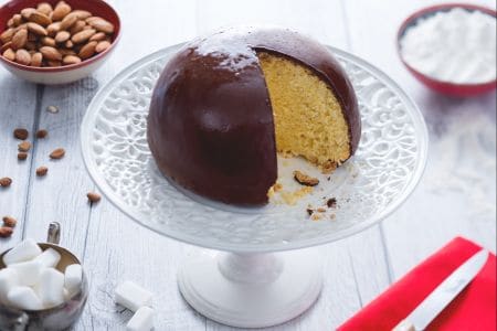 Doce abruzzês com amêndoas e chocolate