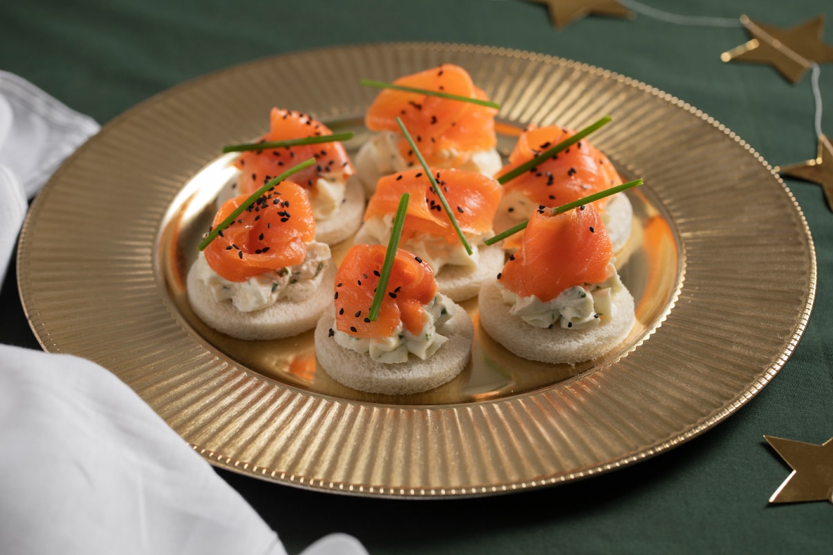 Tartine de salmão