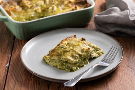 Lasagne pesto e ricotta