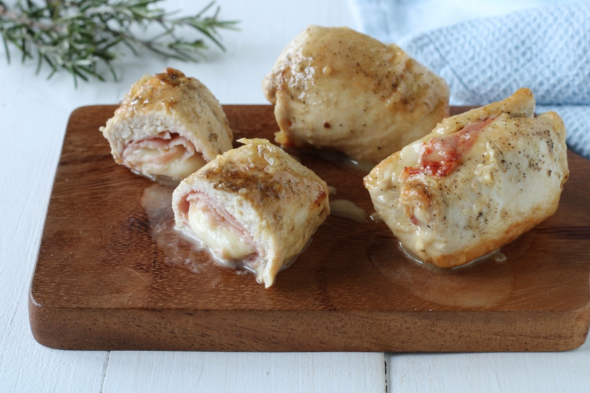 Rolinhos de frango na frigideira