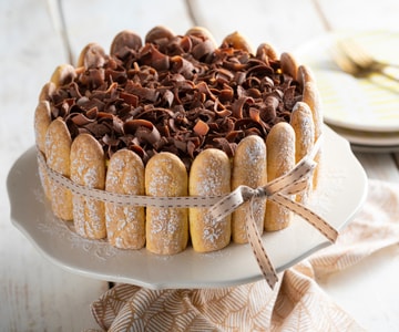 Torta charlotte alla zuppa inglese