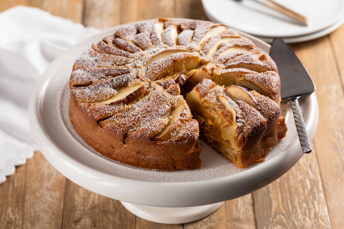 Torta de maçã e nozes