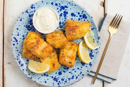 Bacalhau na fritadeira a ar