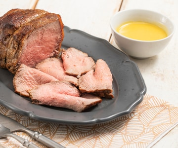 Roast beef na fritadeira a ar