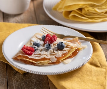 Crepe sem lactose