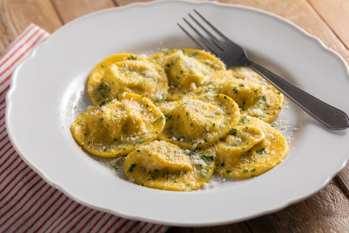 Ravioli açafrão e ossobuco