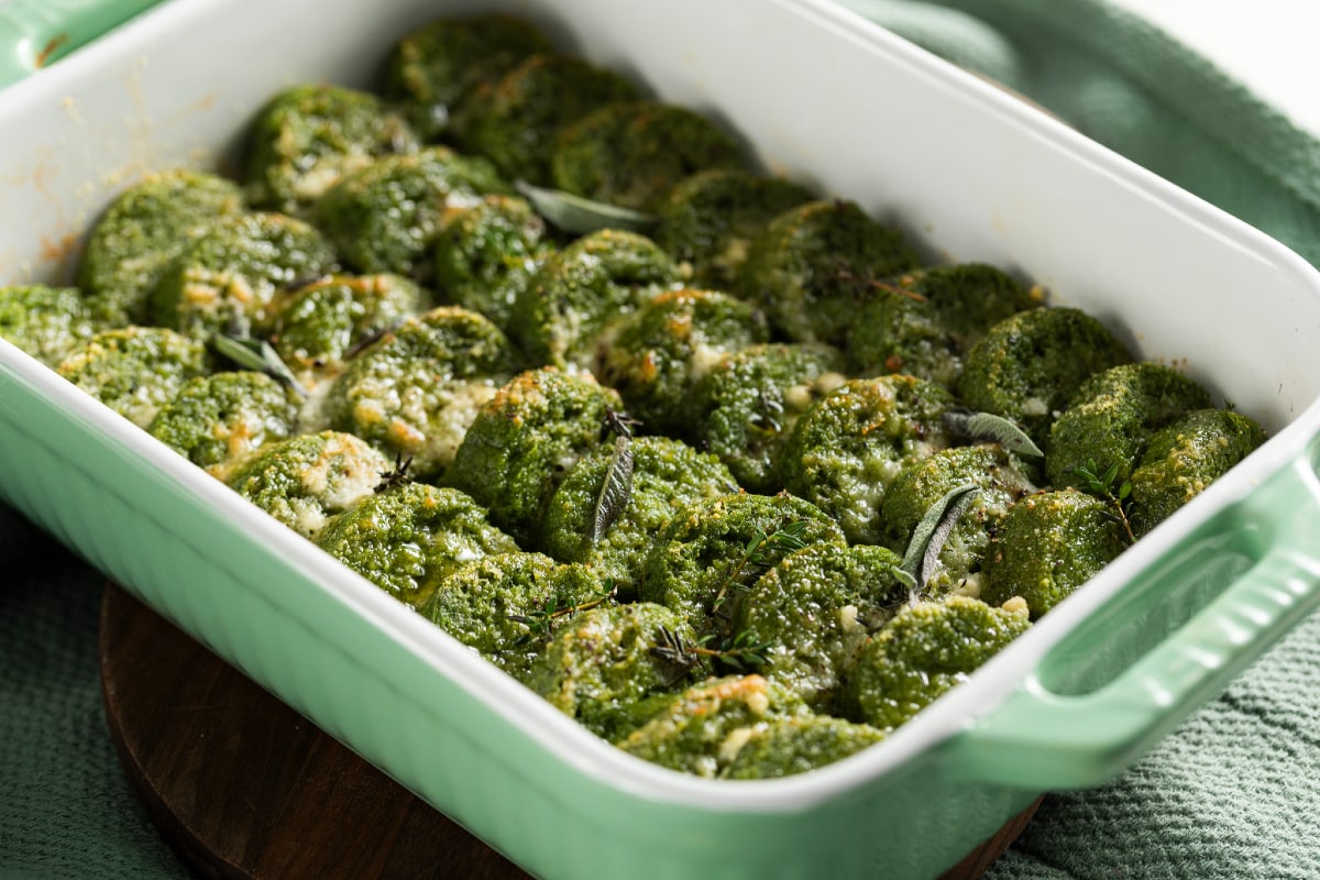 Gnocchi verdes à romana