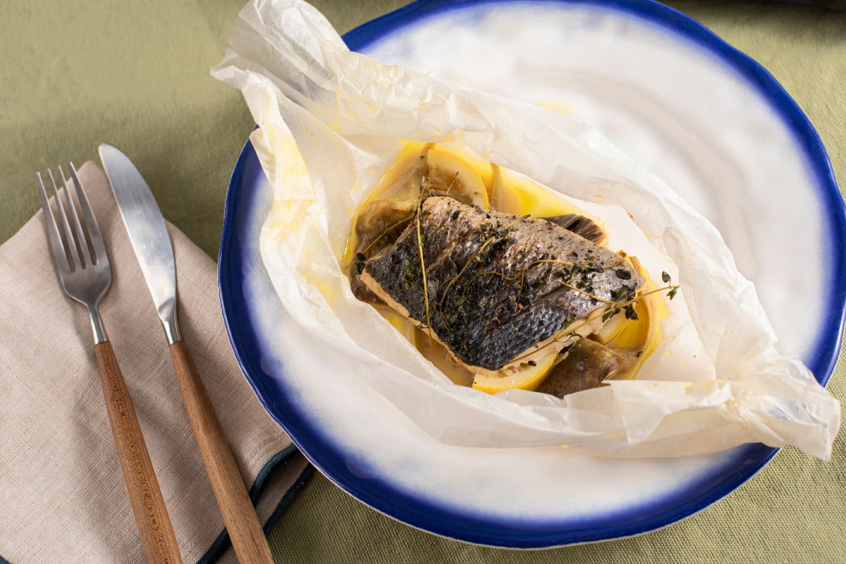 Robalo ao papelote