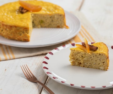 Torta doce de arroz e ricota