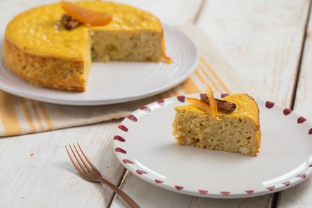 Torta doce de arroz e ricota
