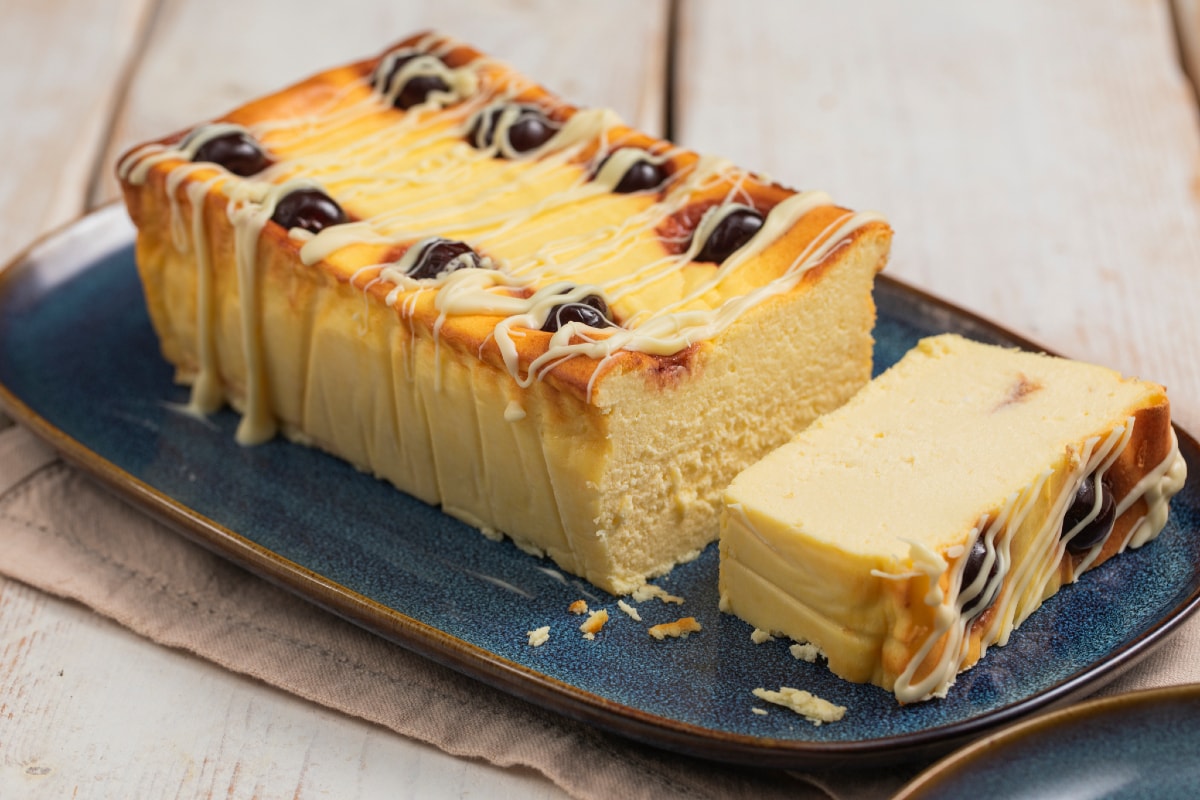 Cheesecake assada com tworog
