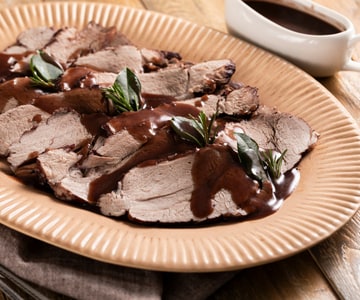 Carne de porco assada