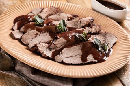 Carne de porco assada