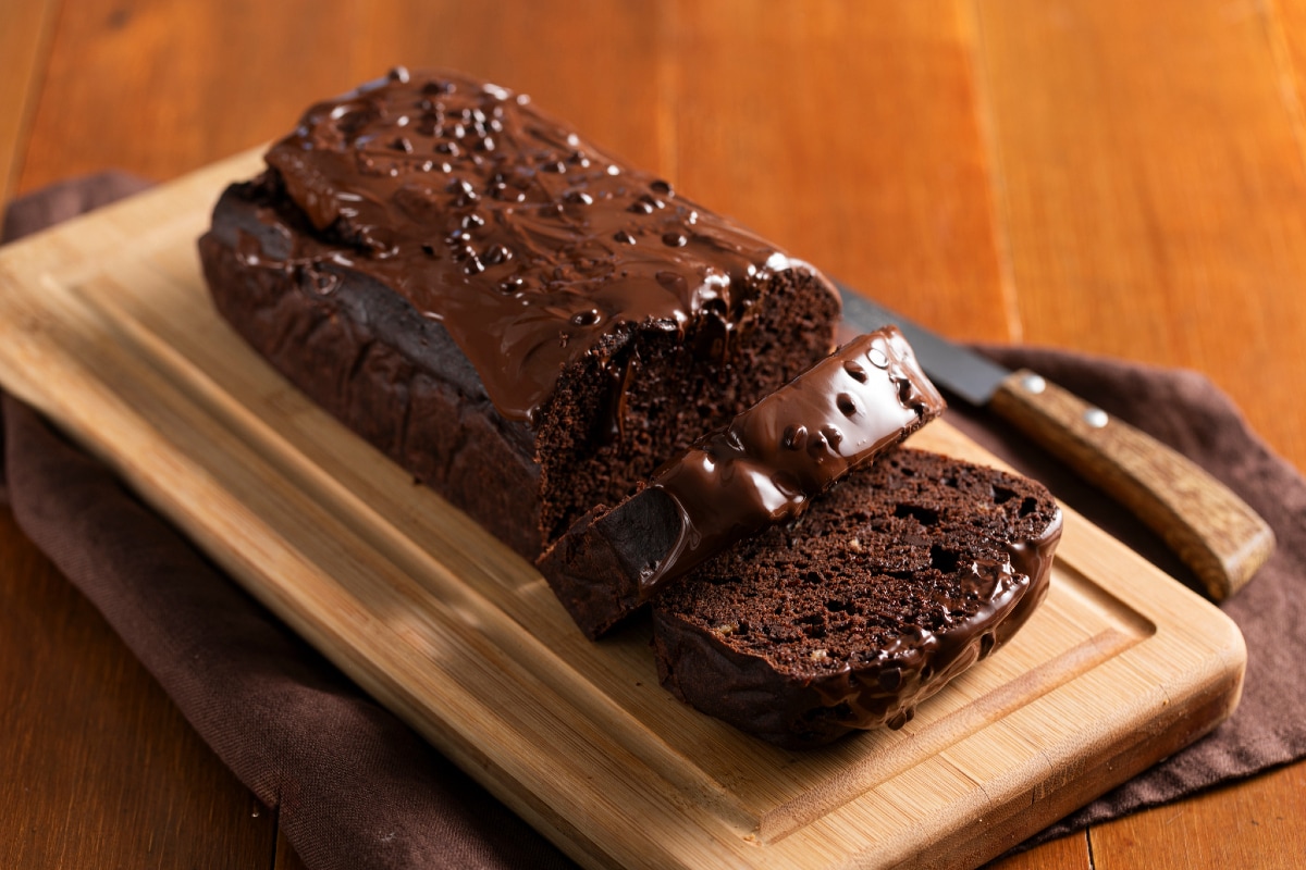 Banana bread de chocolate