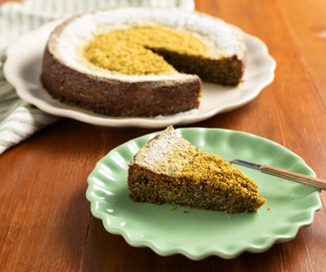 Torta caprese al pistacchio