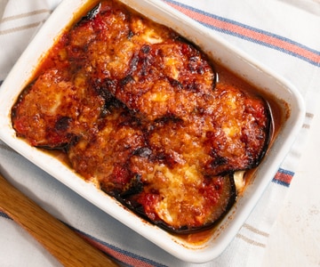 Parmigiana na fritadeira a ar