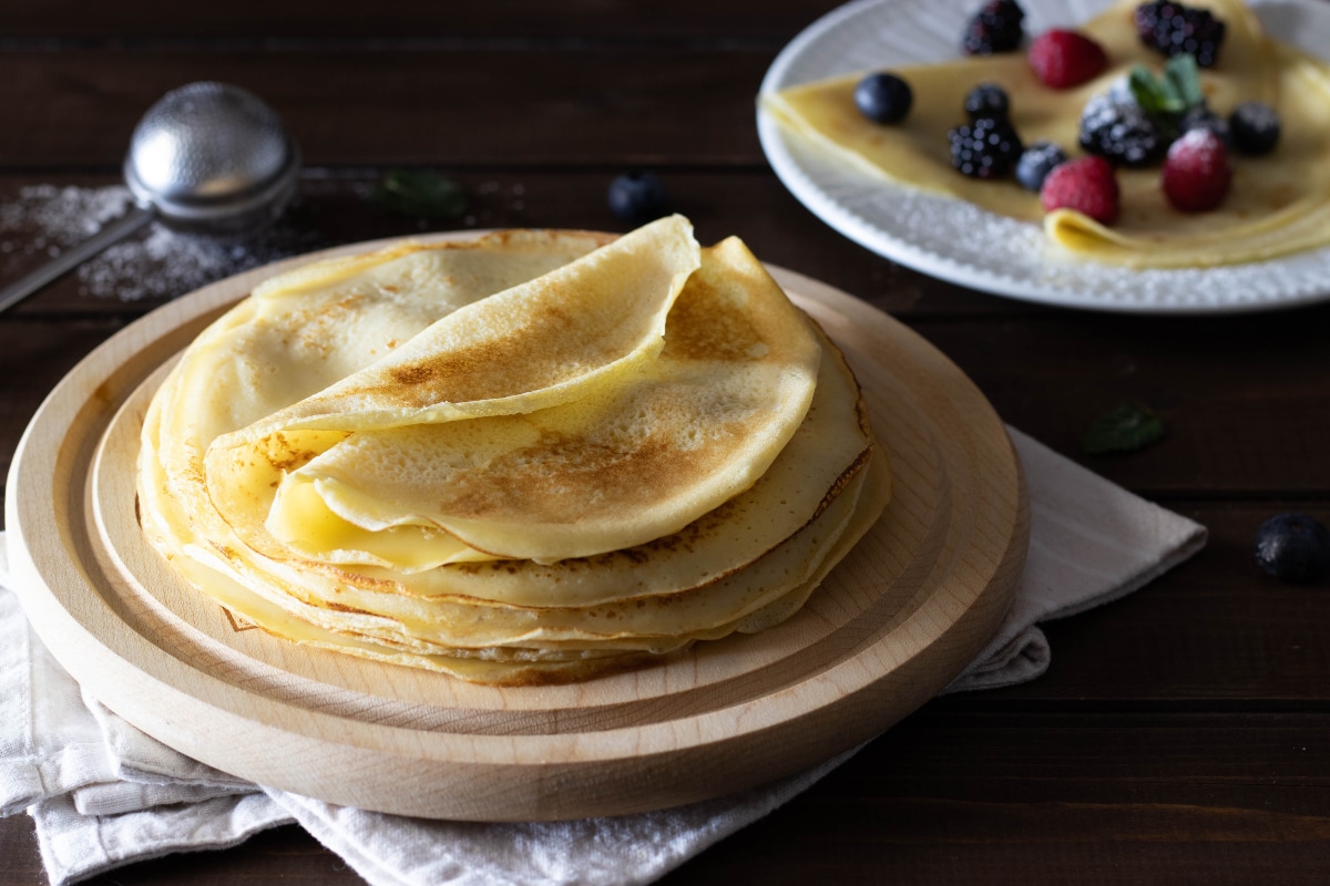 Crepe sem manteiga