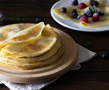 Crepe sem manteiga