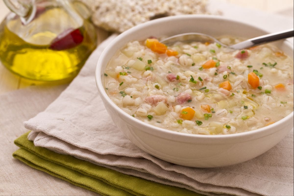 Minestrone de cevada
