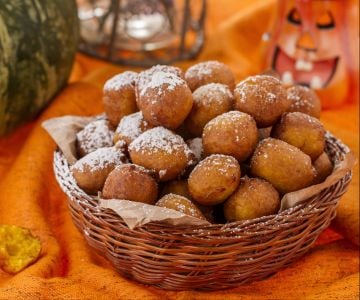 Bolinhos doces de abóbora
