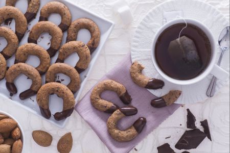 Kipferl de chocolate