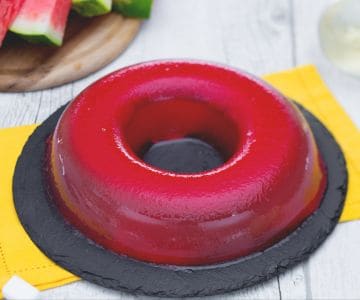 Anel de melancia ao moscato