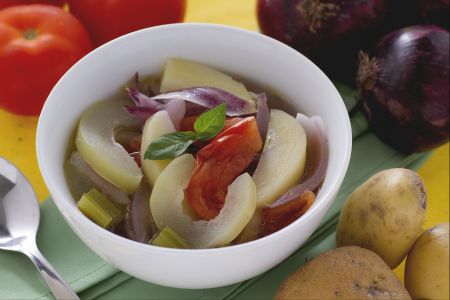 Sopa de legumes de verão