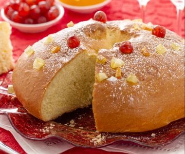 Roscón de Reyes (rosca dos Reis Magos)