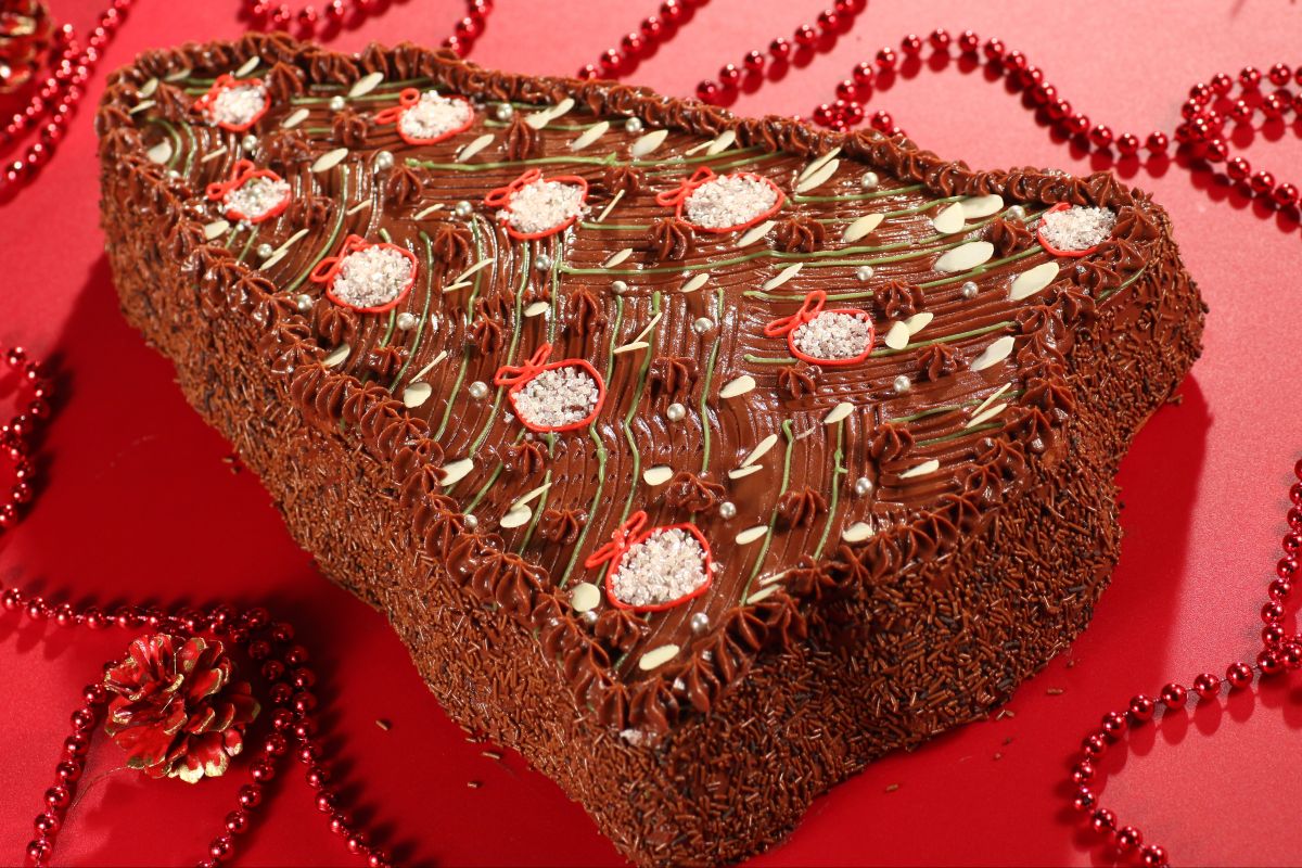 Bolo de árvore de Natal