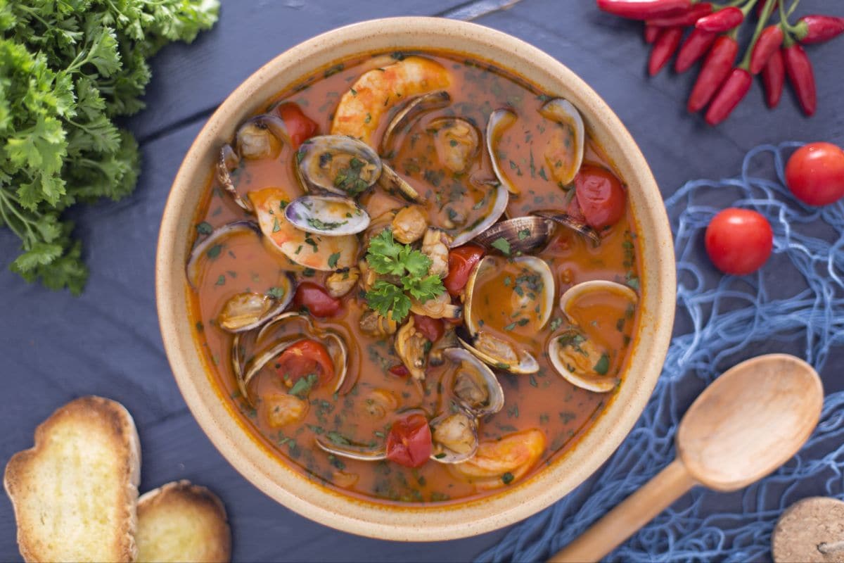 Sopa de mariscos