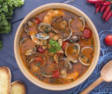 Sopa de mariscos