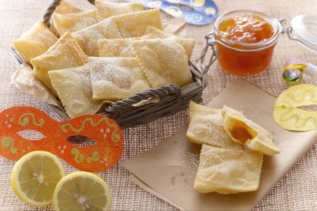 Ravioli doces de Carnaval