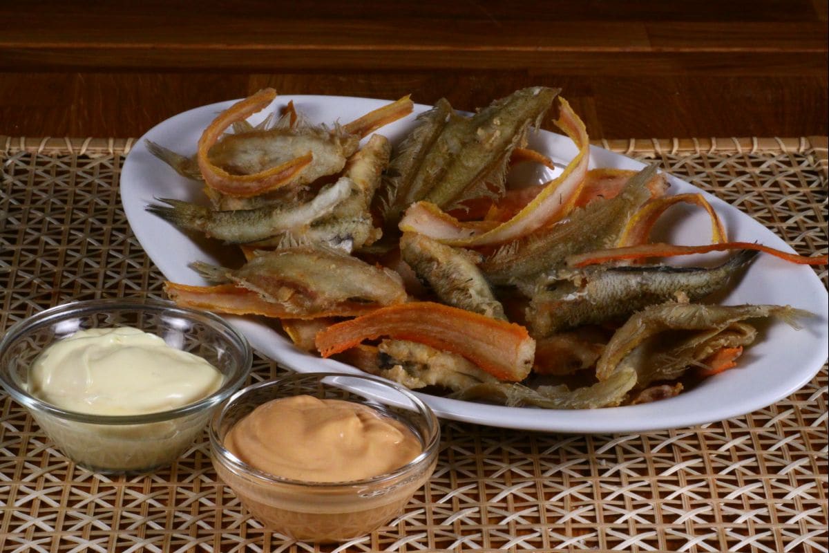 Fritto misto de pescado fresco